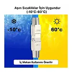 CAT7 RJ45 Kablo Birleştirici Ağ Kablosu Uzatma Aparatı - Metal