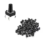 6x6x9 mm DIP Tact Switch 4 Pin Anlık Basmalı Buton