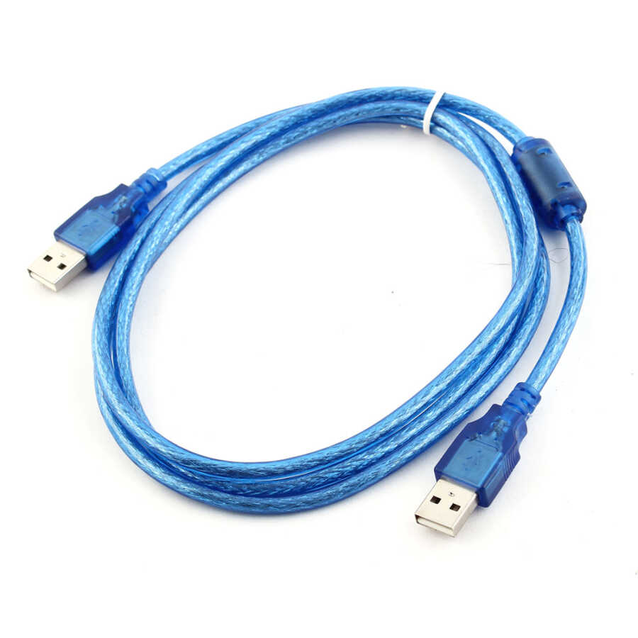 İki Ucu Usb Erkek Erkek Kablo - Usb Erkek Data Kablosu - 1,8m