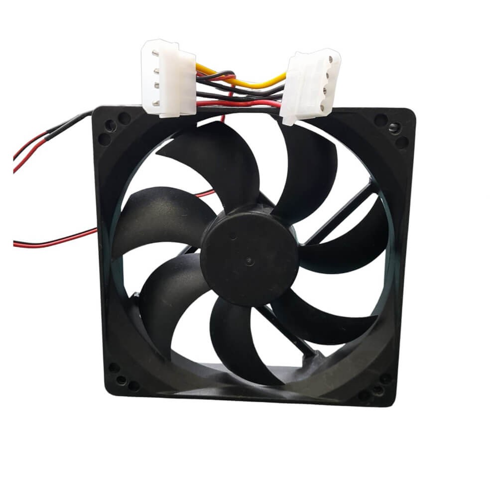 12cm Kasa Fanı Siyah Sessiz Fan