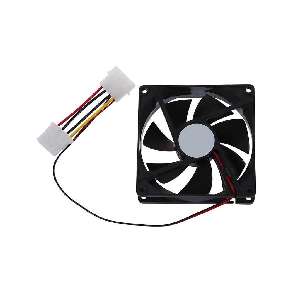 9cm Kasa Fanı Siyah Kasa Soğutucu Fan Sessiz