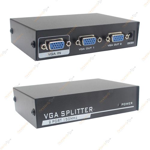 Vga 2Port Monitör Çoklayıcı 200 Mhz Vga Splitter 1 Kasa 2 Monitör