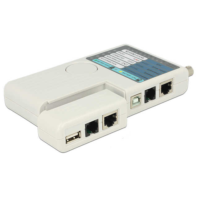 Profesyonel Network Kablo Test Cihazı- 4 in 1 - RJ11 RJ45 BNC USB