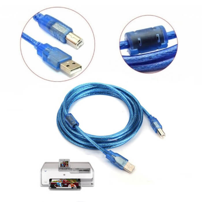 Yazici Kablosu Printer Usb 2.0 Filtreli 3 Metre