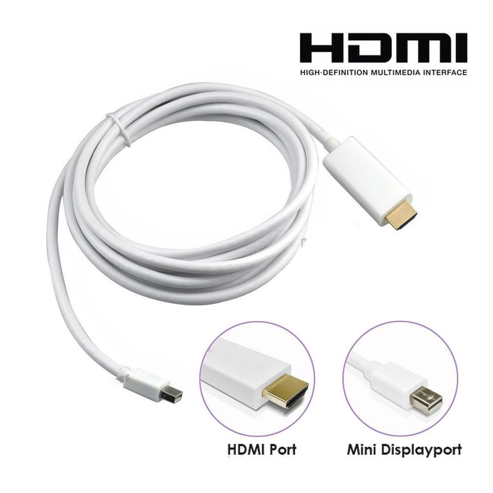 Mini Displayport To Hdmi Kablo Thunderbolt Macbook Tv Bağlantı 3M