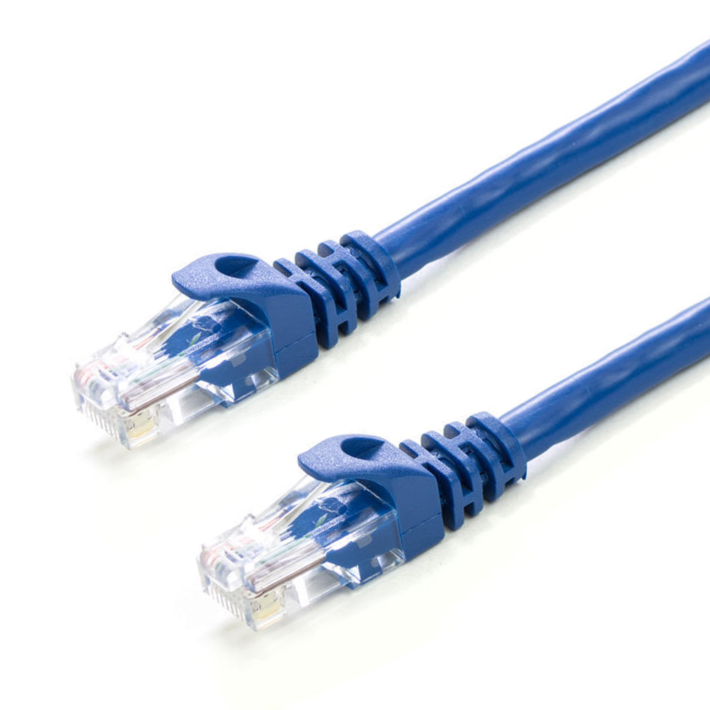 0.2M Cat6 Kablo - 23 Awg - Mavi - 20Cm Cat 6 Kablo