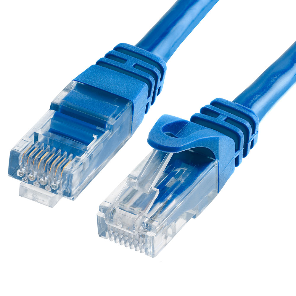 0.2M Cat6 Kablo - 23 Awg - Mavi - 20Cm Cat 6 Kablo