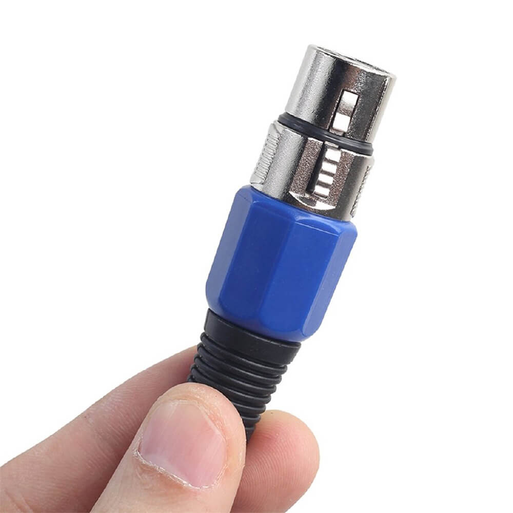 3 Pin Xlr Dişi Mikrofon Konnektörü - Jak - Lehim Tipi