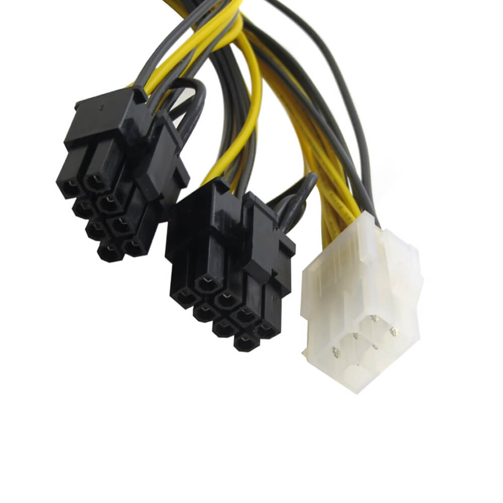 6 Pin To 2 X 8 Pin Pci-E Ekran Kartı Power Çevirici Bakır Kablo