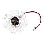 Ekran Kartı Fanı Soğutucu Üzeri 12V / 2 Pin Konnektör - 45mm