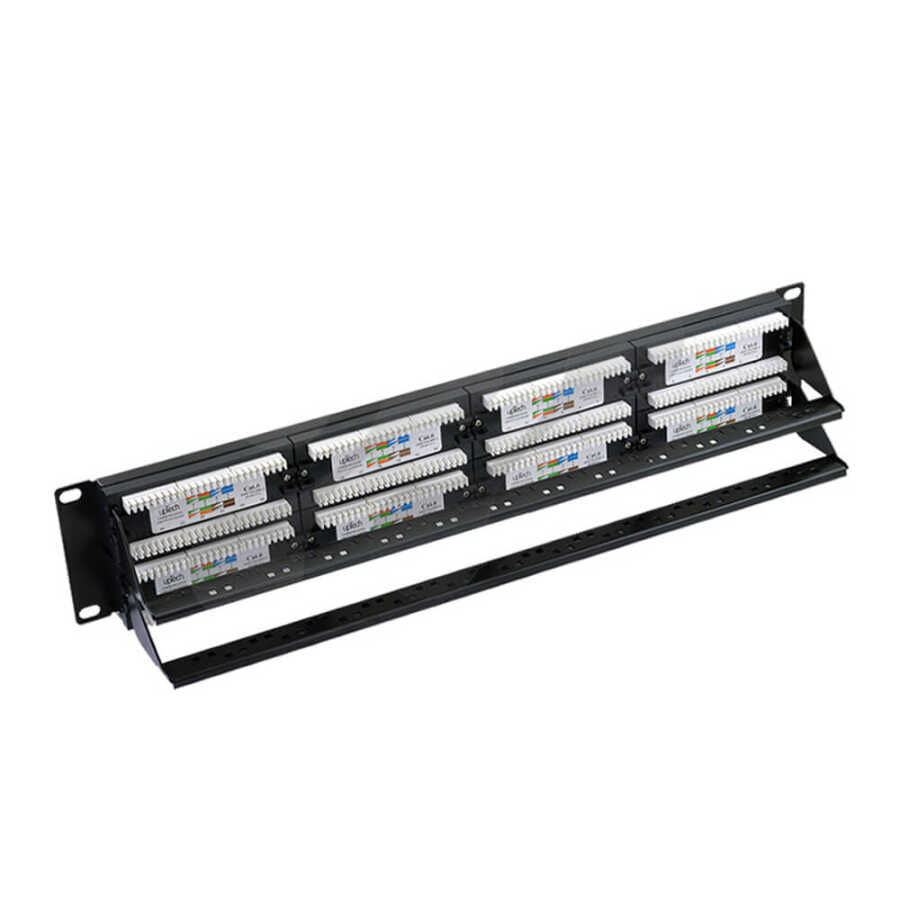 48 Port CAT 6 Patch Panel Dolu