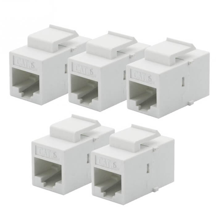 RJ45 Cat6 Konnektör Keystone Jack Dişi Dişi Ara Uzatma