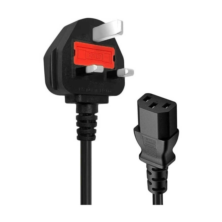 İngiliz Amerikan Power Kablo 3x0.75mm UK USA Elektrik Güç Kablosu - 1.8 mt