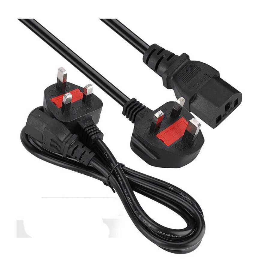İngiliz Amerikan Power Kablo 3x0.75mm UK USA Elektrik Güç Kablosu - 1.8 mt