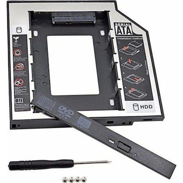 9.5mm - (Dış : Sata) - (İç : Sata) - SSD Kızak - Caddy