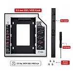 9.5 mm HDD SSD Caddy CD-ROM Yerine Disk Takma Aparatı