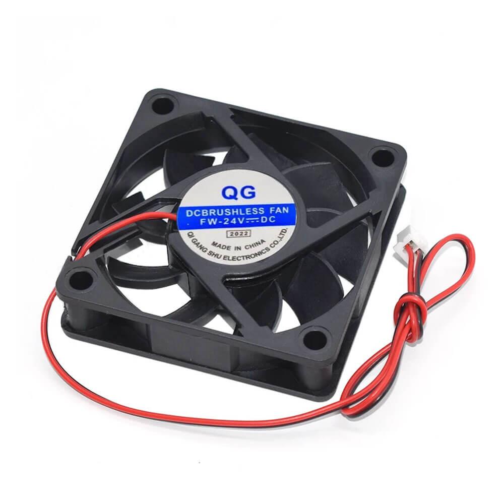 24V 6cm Fan - 60*60*10mm Soğutucu Fan - 60mm Kare Fan - 2 Pin - YFG-3