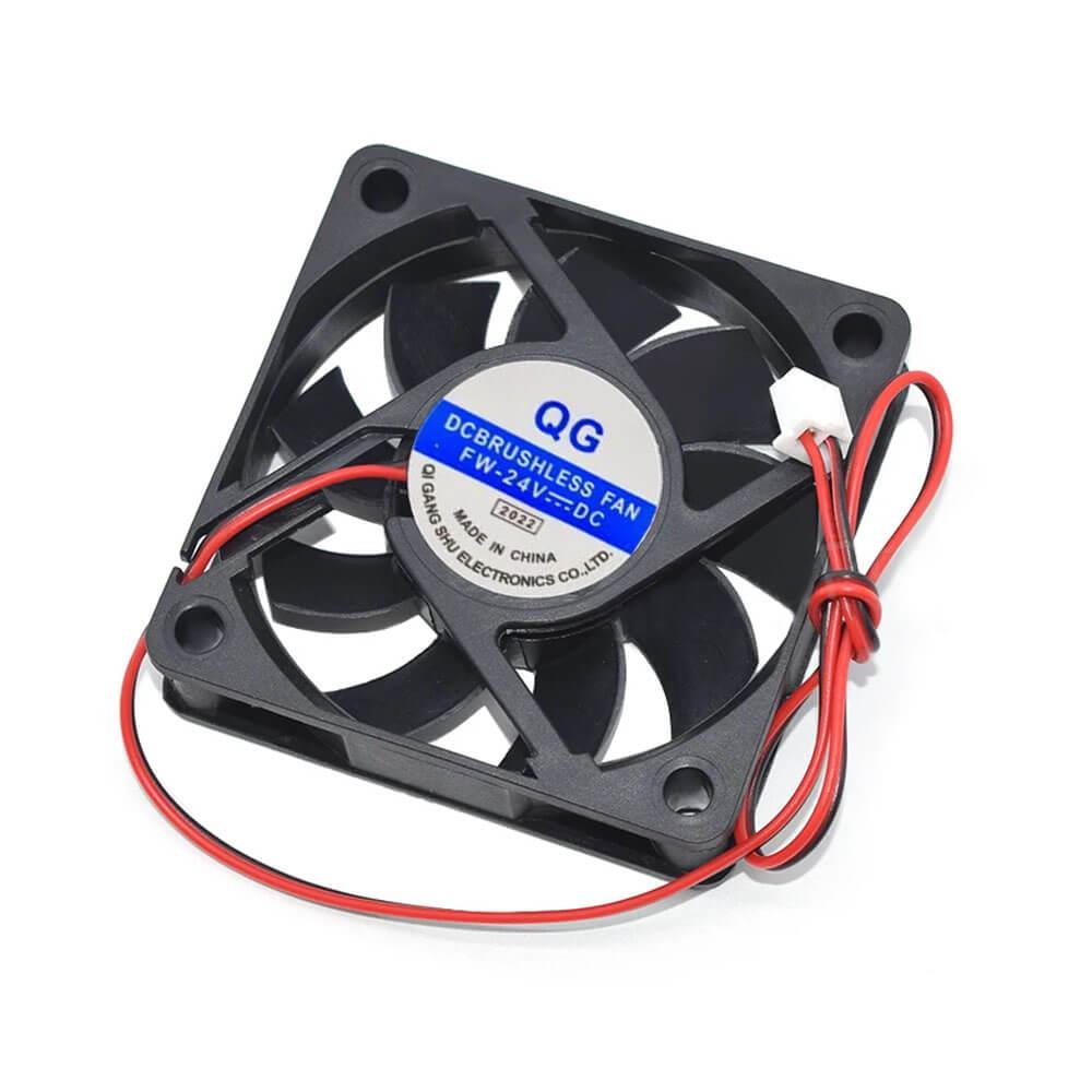 24V 6cm Fan - 60*60*10mm Soğutucu Fan - 60mm Kare Fan - 2 Pin - YFG-3