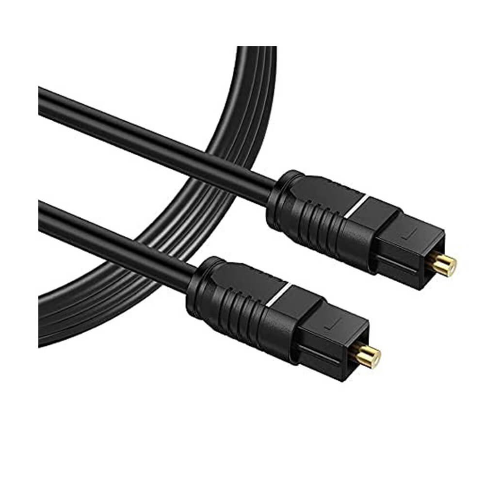 Fiber Optik Ses Kablosu Altın Uç 1 Metre Od:2.2