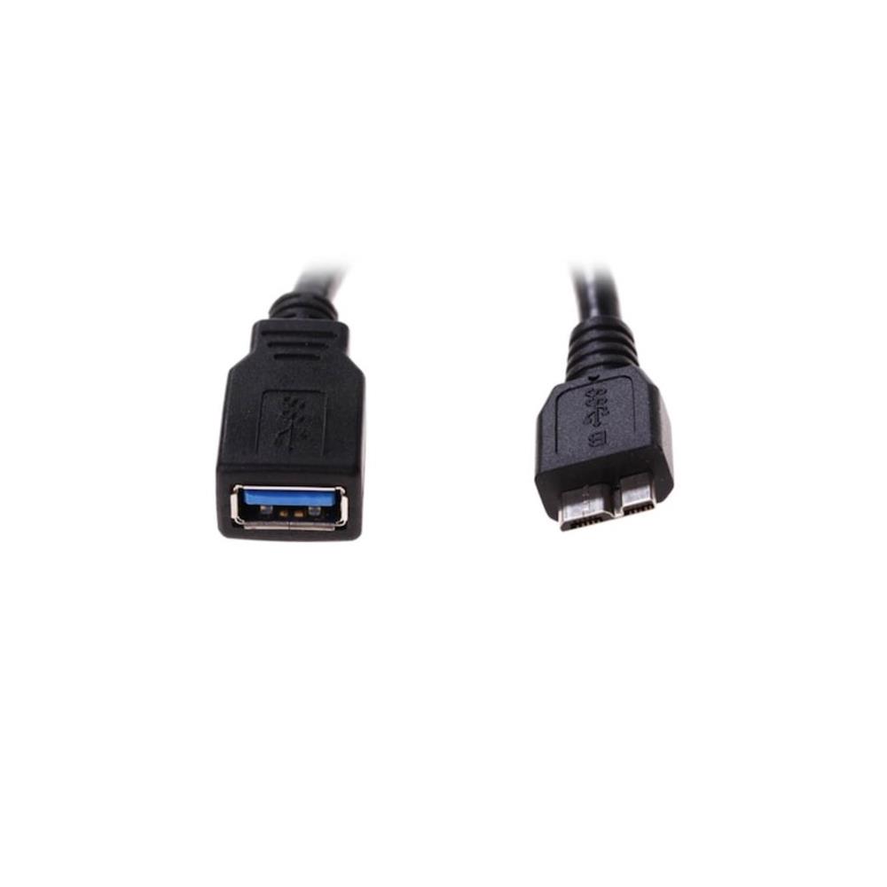 Micro B Erkek To Usb Dişi Kablo - Harici Harddisk Uzatma Kablosu (439155815)