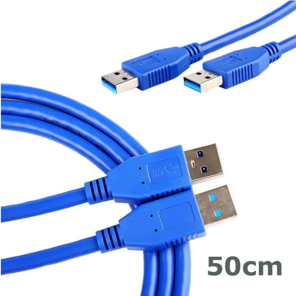 Usb 3.0 Erkek Erkek Usb Kablo 50 Cm