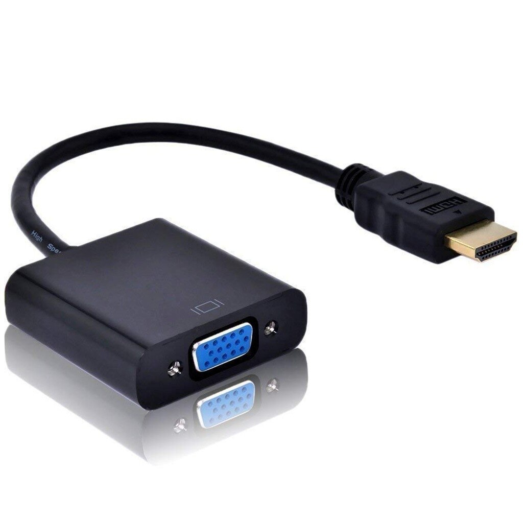 Hdmi to VGA Çevirici Kablo - Siyah