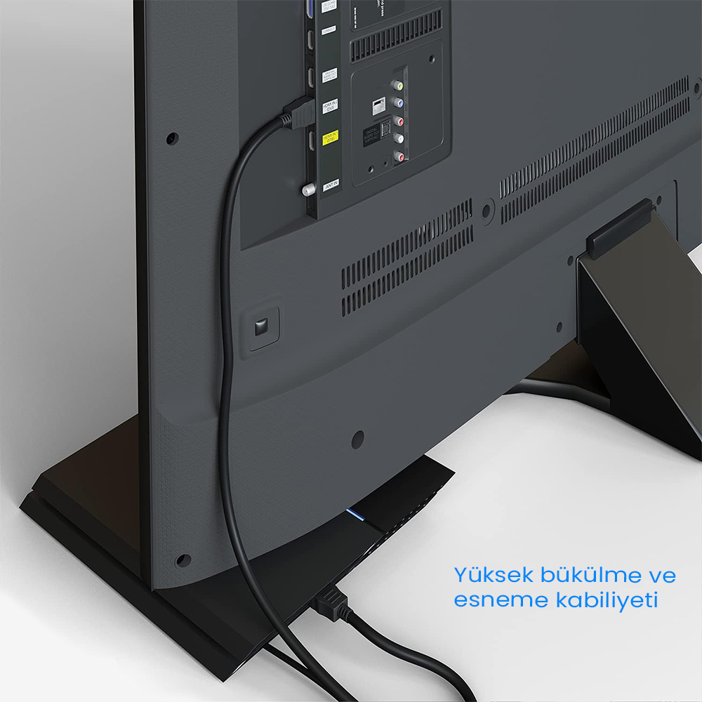 5 Metre HDMI Kablo - v1.4b - Full HD 3D 1080P 144Hz - Görüntü, Ses ve İnternet Aktarım Premium HDMI Kablosu
