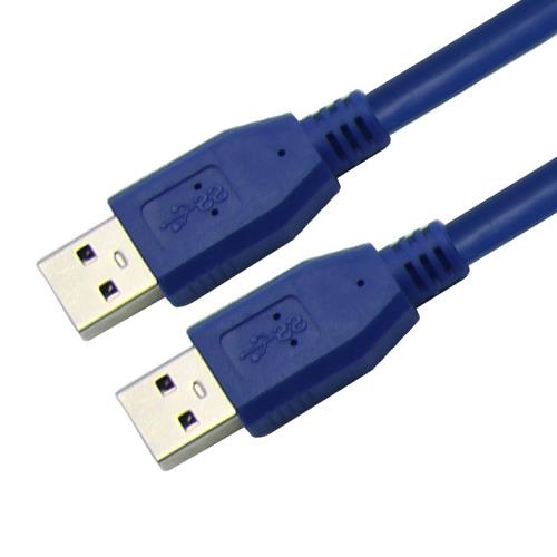 0.3m USB 3.0 Erkek Erkek Kablo - Mavi