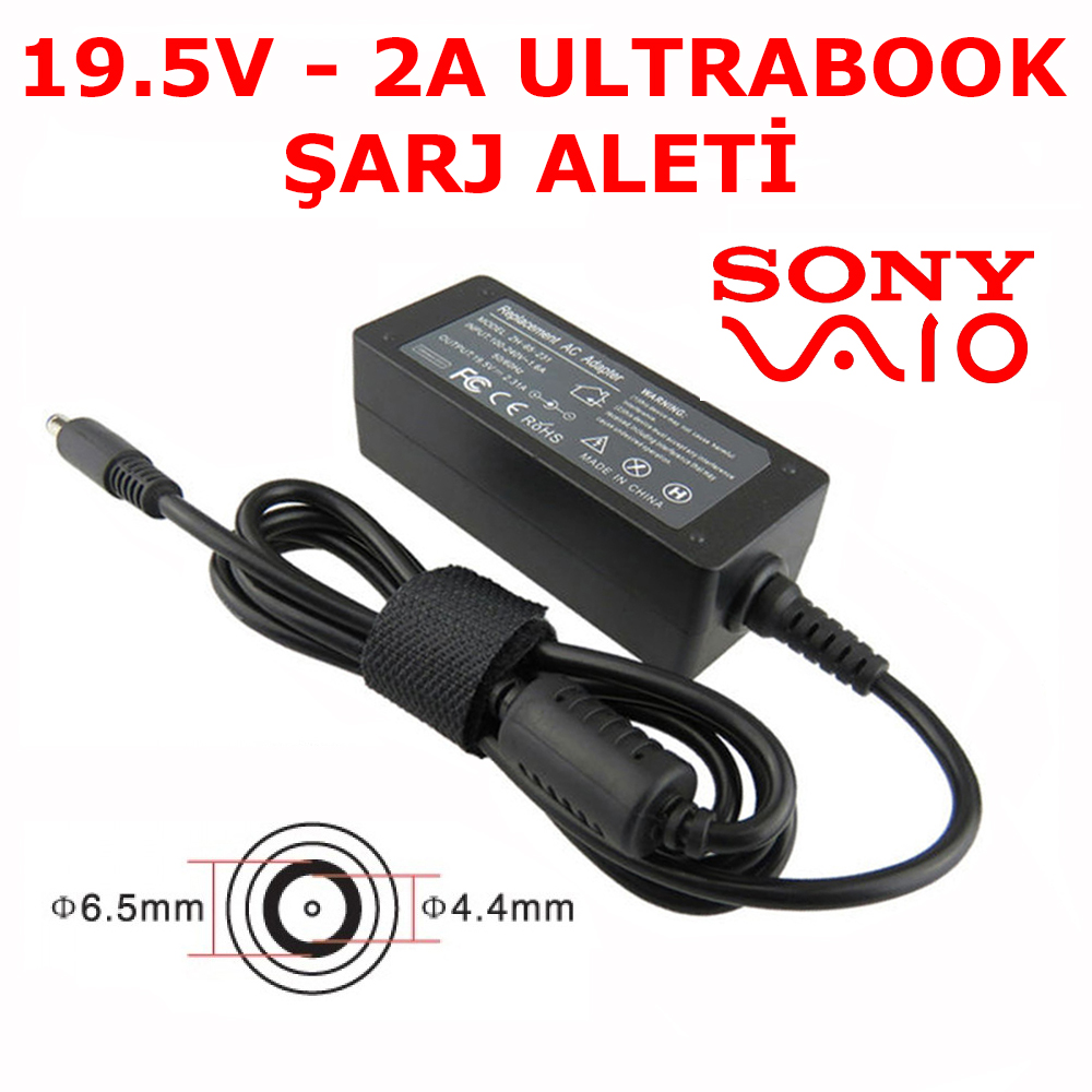 Sony Pcga-Ac19V2 Vgp-Ac19V 19.5V 2A Adaptör Şarj
