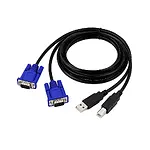 1.5m Usb Kvm Vga Kablosu Switch Bağlanti Kablosu - E/E