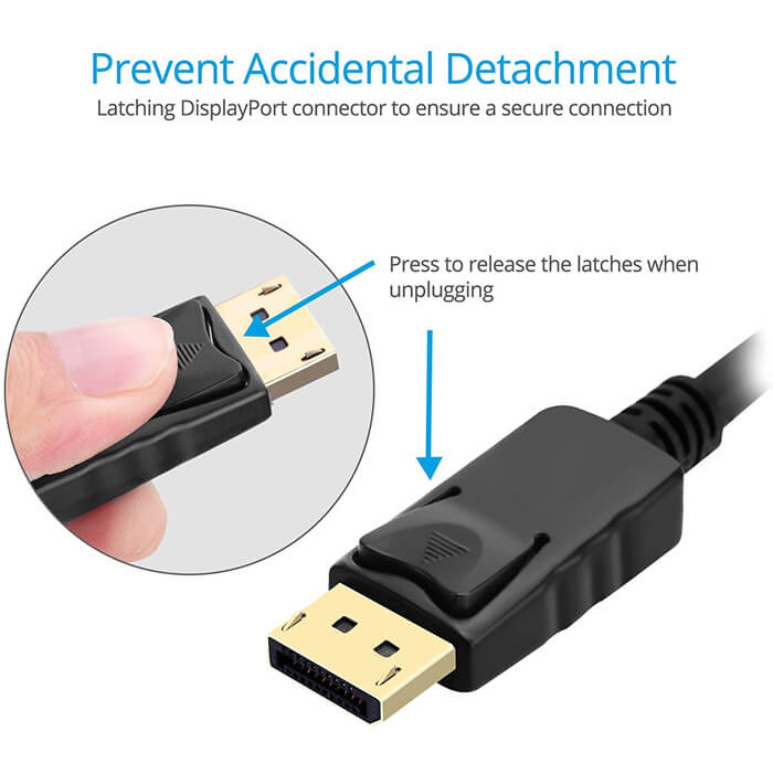 5m Displayport to Displayport Kablo
