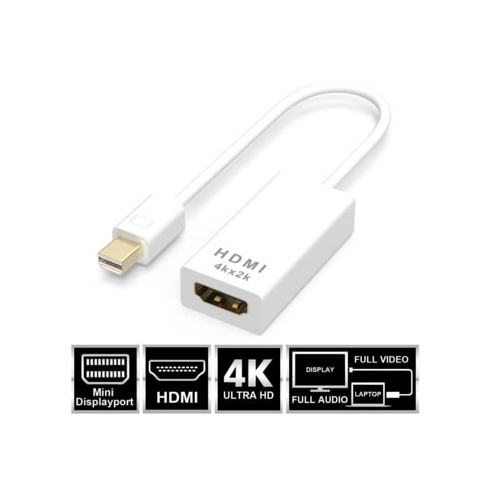 4K Destekli Mini Displayport To Hdmi Kablo Macbook Thunderbolt