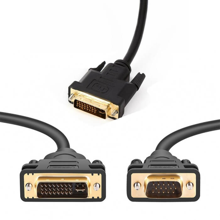 10M 24+5 Dvi To Vga Kablo - Altın Uç - Filitreli