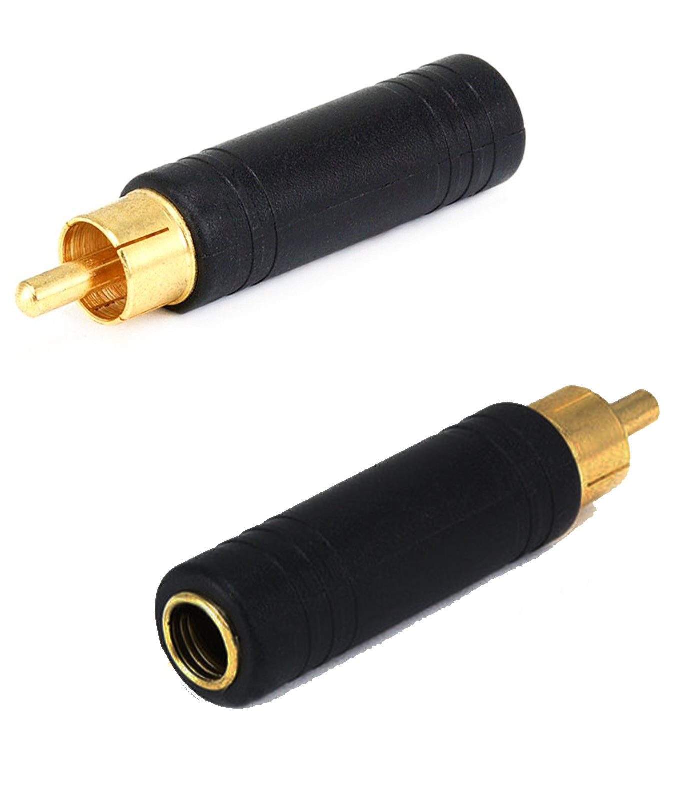 RCA Erkek - 6.3mm Dişi Çivi Jack Çevirici