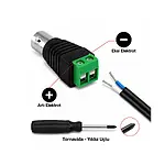 Bnc Cctv Kamera Konnektörü Cat-5/Cat-6 Bağlama