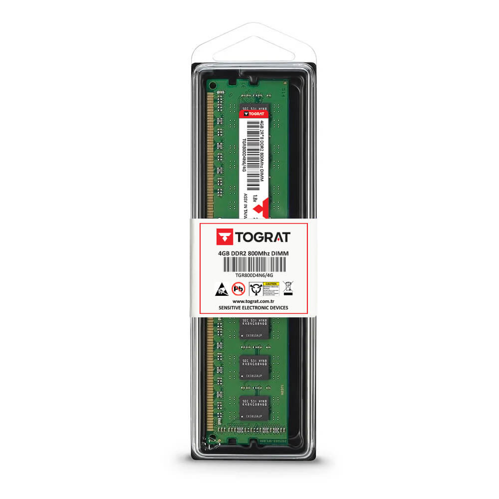 4GB DDR2 800 MHz Masaüstü PC Ram Bellek - TGR800D4N6/4G