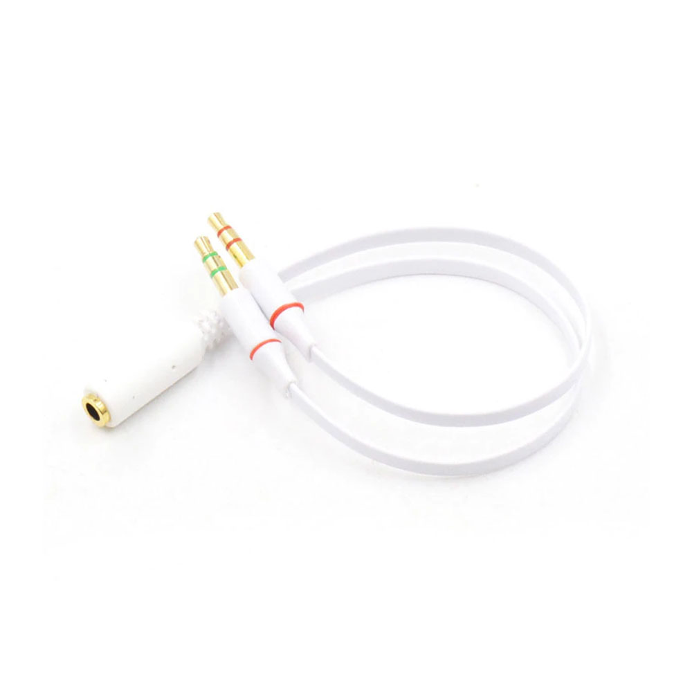 Kulaklık Mikrofon Çoklayıcı 3. 5 Mm Splitter Switch Dönüştürücü