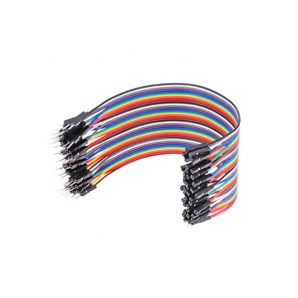 Elektronikport-Jumper Kablo (Erkek - Dişi) 10 Cm 40 Adet