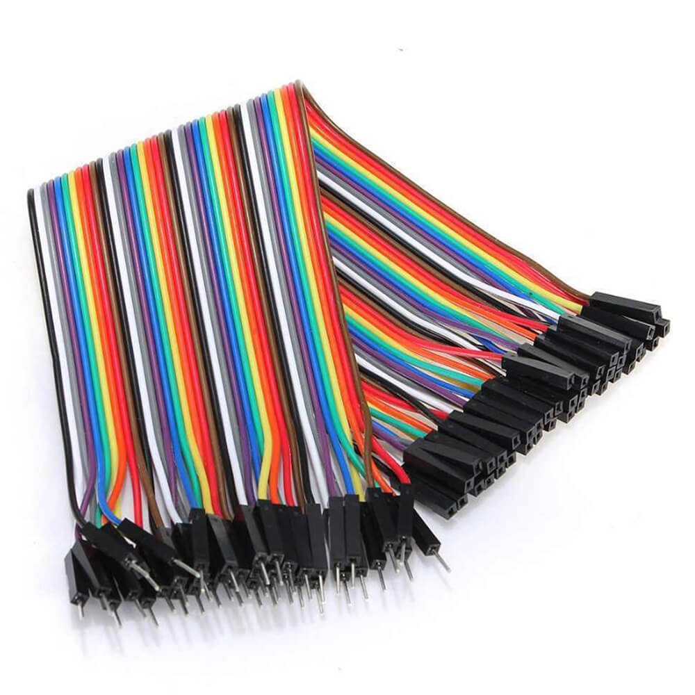 Jumper 40 Pin 30Cm Dişi - Erkek Dupont Kablo Breadboard Kablo