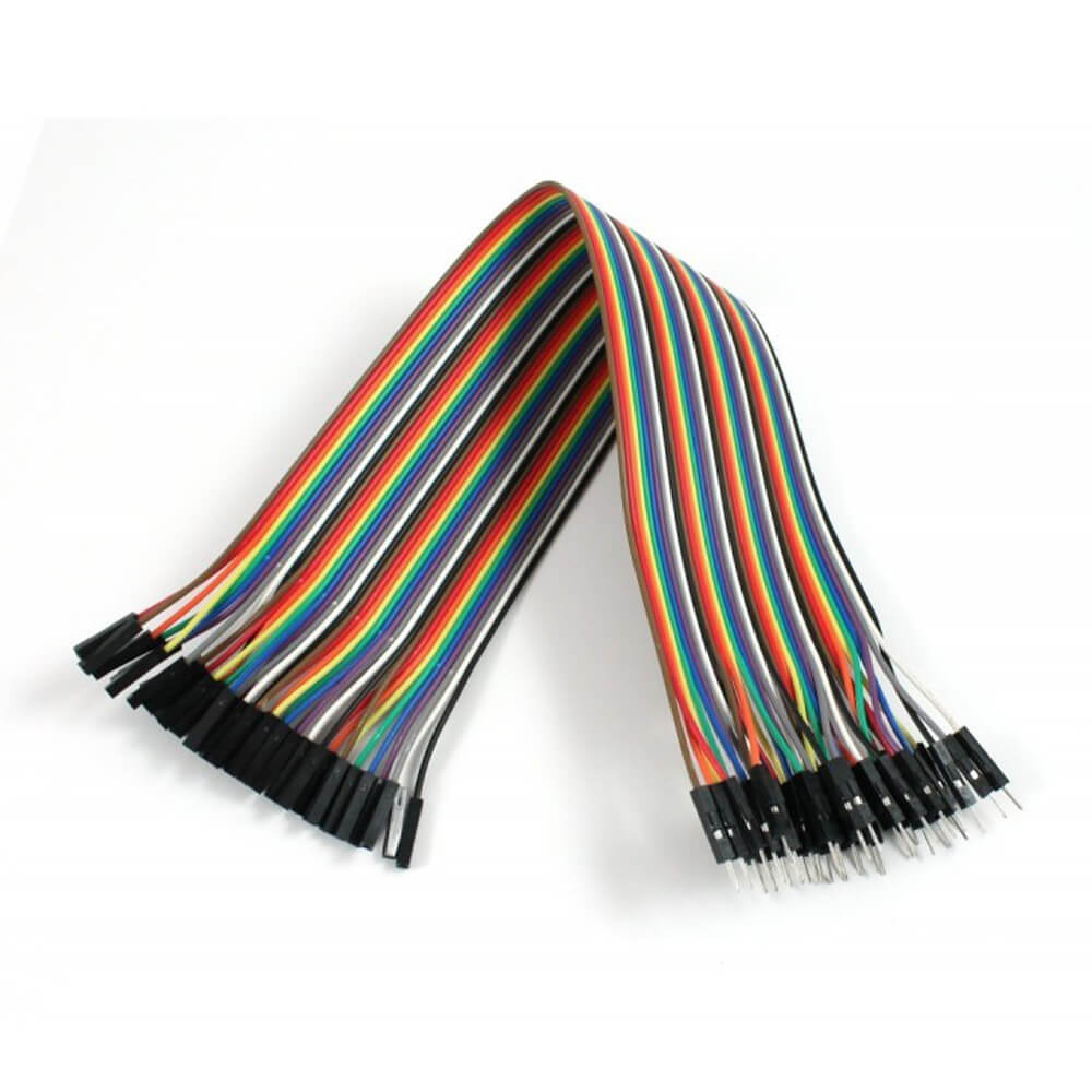 Jumper 40 Pin 30Cm Dişi - Erkek Dupont Kablo Breadboard Kablo