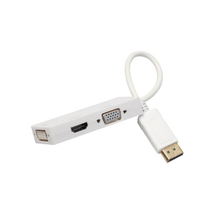 Displayport To Hdmi Vga Dvi Çevirici Dp Dönüştürücü Display Port